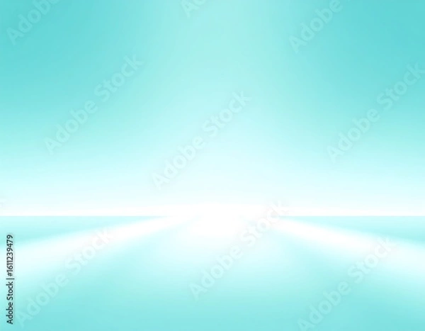 Fototapeta Abstract blue and white light design background, creating a clean, modern, and minimalist atmosphere