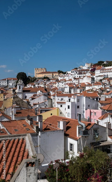 Fototapeta Lisbon city view from a viewpoint