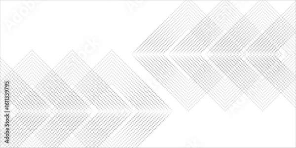 Fototapeta Vector grunge up arrow halftone abstract.Dots texture background