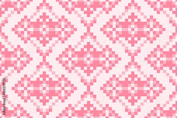Fototapeta seamless pixel pattern, seamless pattern illustration.