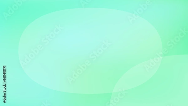 Obraz 緑の水彩風グラデーションフレーム