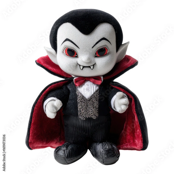 Obraz Halloween themed plush vampire doll home decor toy collection cozy room fun concept for kids
