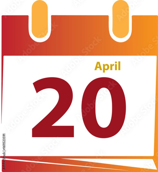 Obraz Desk Calendar Color Vector Design