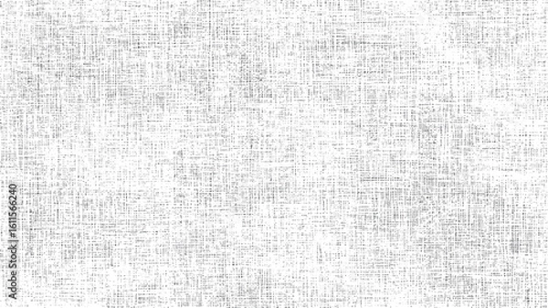 Fototapeta Rough sketch fabric background pattern. Old grunge detail texture element. Hand drawn linen surface look.  