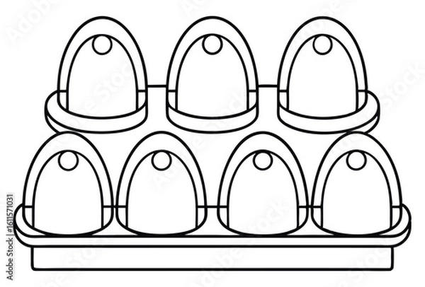 Fototapeta incubators line art concepts for innovation