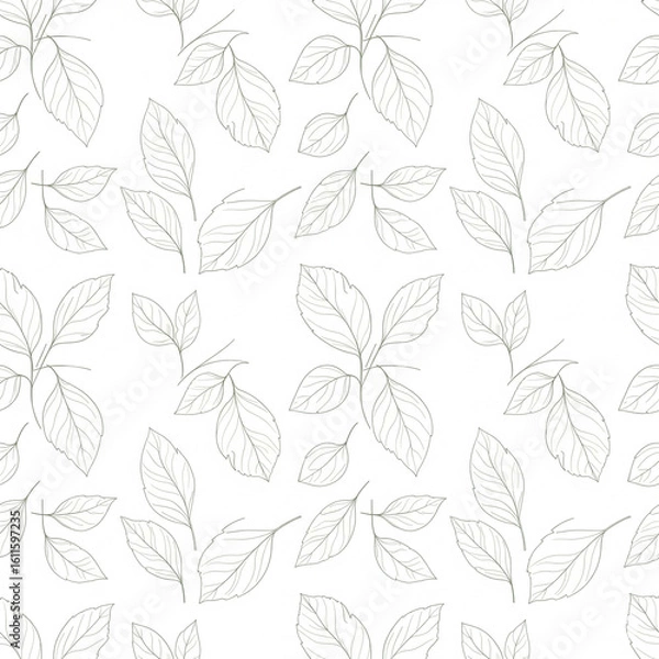 Obraz seamless pattern with leaves