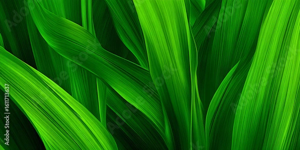 Obraz green leaves background