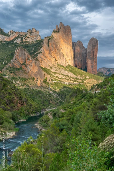 Obraz Mallos de Riglos Natural Area in Huesca