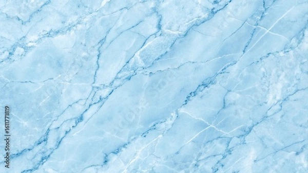 Obraz Serene Light Blue Marble Texture: Elegant, Calming Background for Design Projects