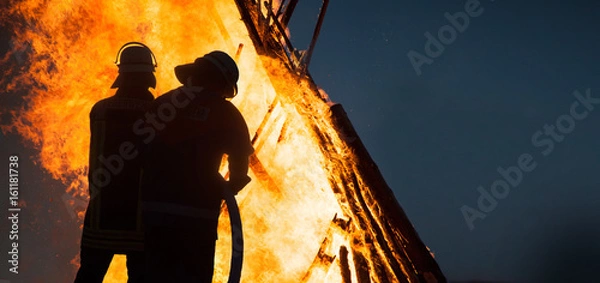 Obraz Strażacy na służbie