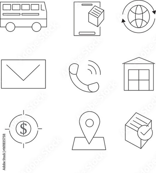 Obraz 
Internet & Mobile Softwear Vector Icon.