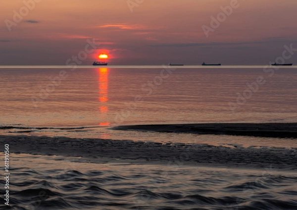 Obraz Sunrise over the Baltic Sea