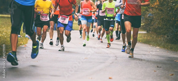 Obraz Marathon Läufer