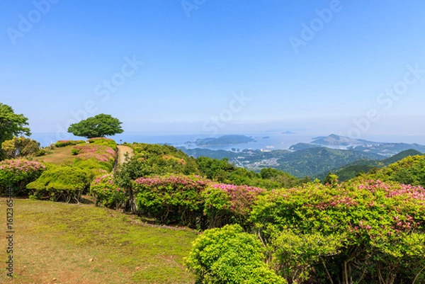 Fototapeta 朝熊山頂　三重県伊勢志摩スカイライン
