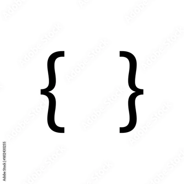 Fototapeta Curve bracket
