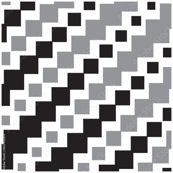 Obraz Seamless pattern with a minimal geometric design