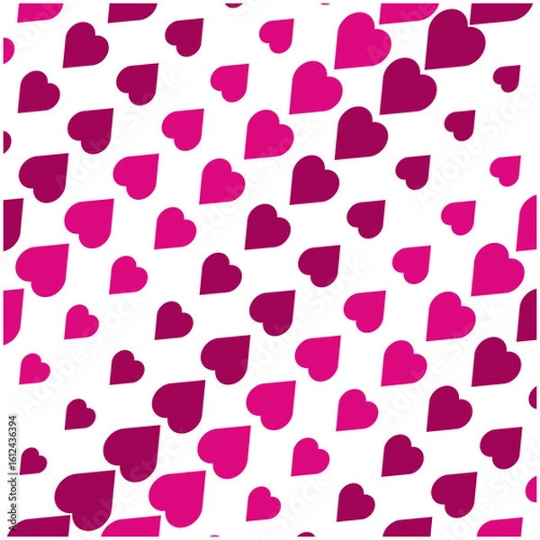 Obraz Seamless pattern with love shape
