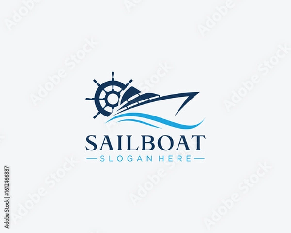 Obraz Sailboat logo
