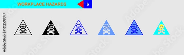 Fototapeta workplace hazards