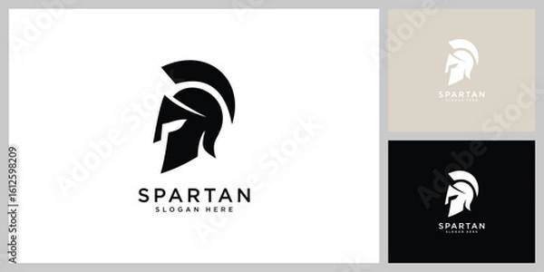 Obraz spartan vector design helmet and head