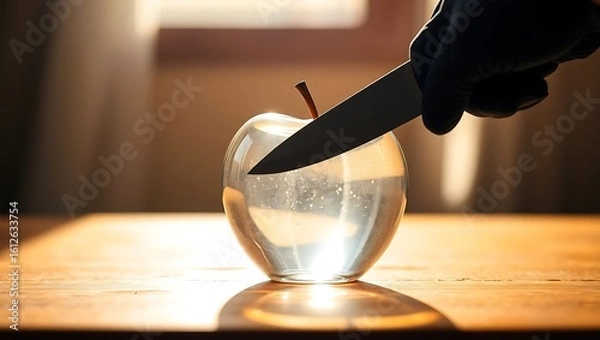 Obraz Transparent Glass Apple