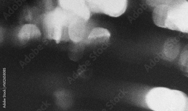 Fototapeta retro film overlay effect with scratch dust and light leaks, retro grain noisy film distressed texture light leak flare on black background, Black and white background