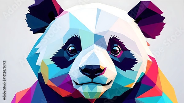 Obraz Panda Illustration, Panda Vector Art
