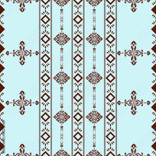 Fototapeta seamless floral pattern