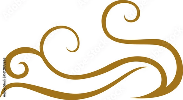 Obraz Vintage Swirl Line