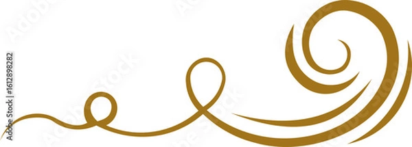 Obraz Vintage Swirl Line