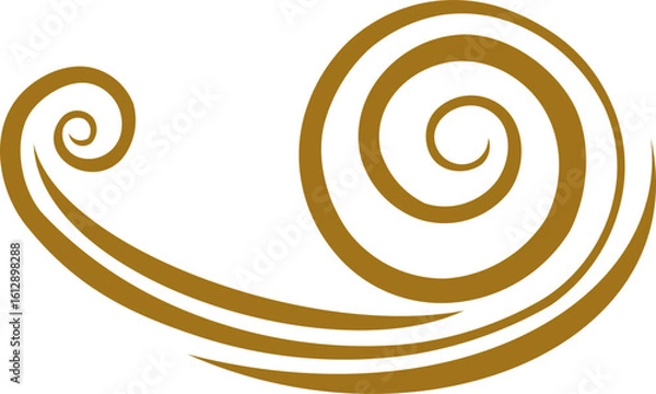 Obraz Vintage Swirl Line