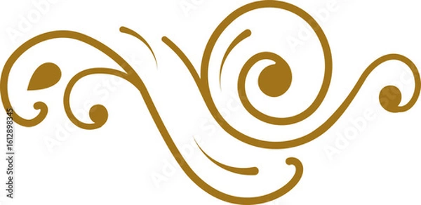 Obraz Vintage Swirl Line