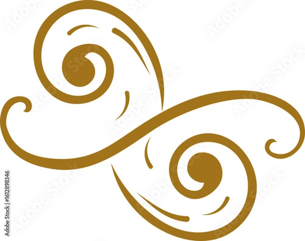 Obraz Vintage Swirl Line