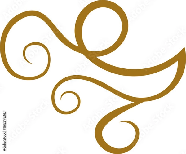 Obraz Vintage Swirl Line