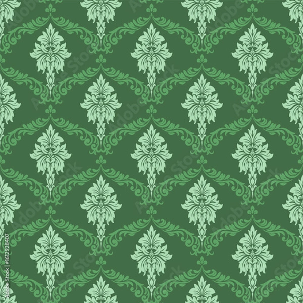 Obraz seamless damask pattern