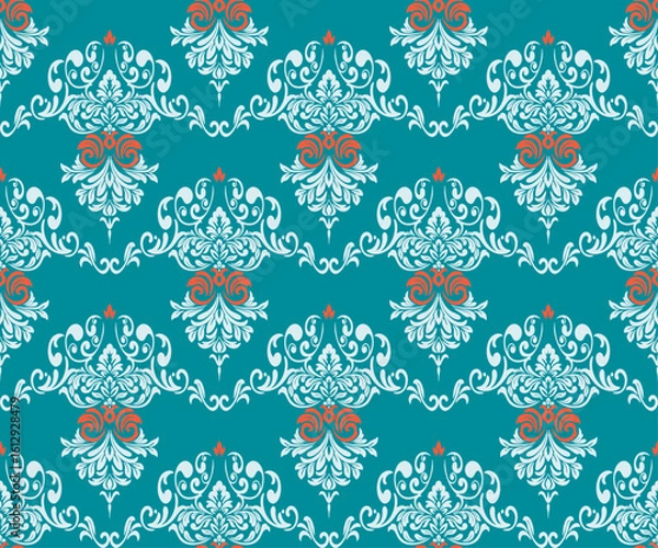 Fototapeta Damask seamless vector