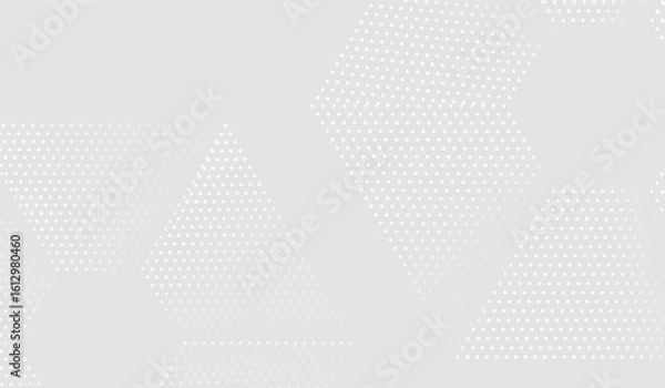 Obraz Abstract glowing white geometric lines on grey background. Line pattern.