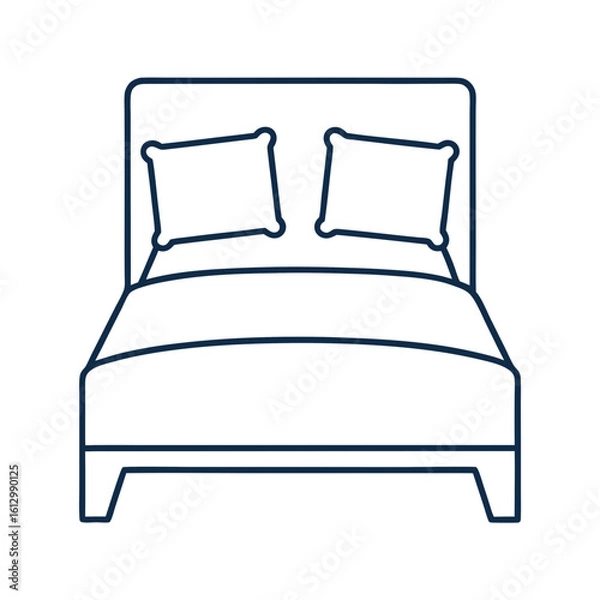 Obraz Bed Icon