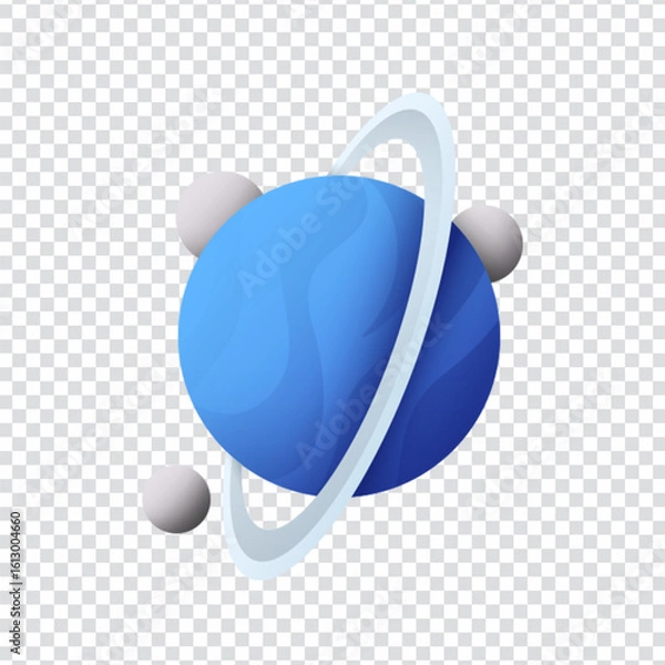 Fototapeta Planet Uranus Icon