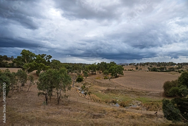 Obraz landscape from a train to Melbourne