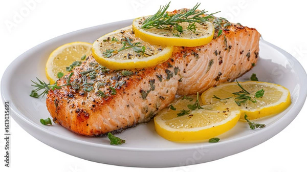 Fototapeta Set of sushi and maki with soy sauce over blue stone background. Top view with copy space