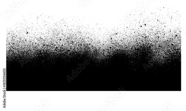 Obraz Gradient black mist and drip effect for dark spooky background.