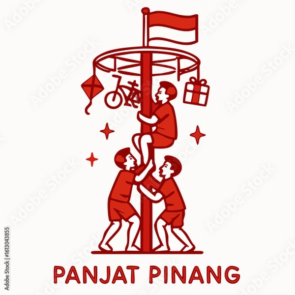 Obraz Lomba panjat pinang