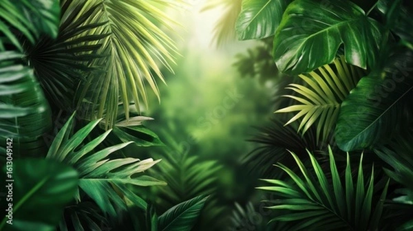 Fototapeta Tropical product background