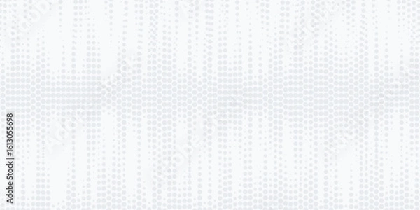 Fototapeta Minimalist halftone pattern with soft white dots on a clean background.