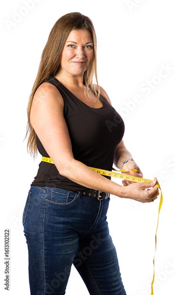 Obraz Measuring her waist