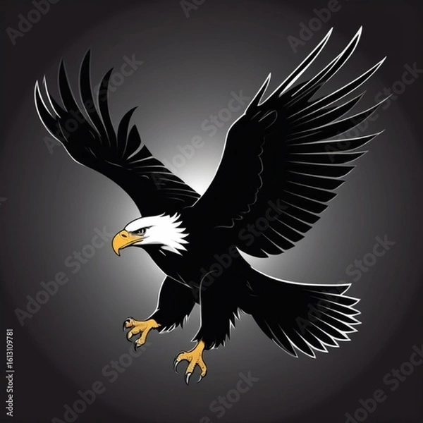 Fototapeta eagle in the form of an eagle