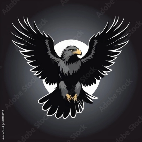 Fototapeta eagle in the form of an eagle