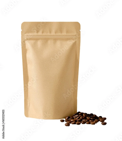 Obraz coffee beans in a bag isolated