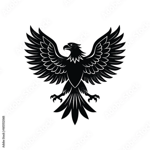 Obraz eagle tattoo vector